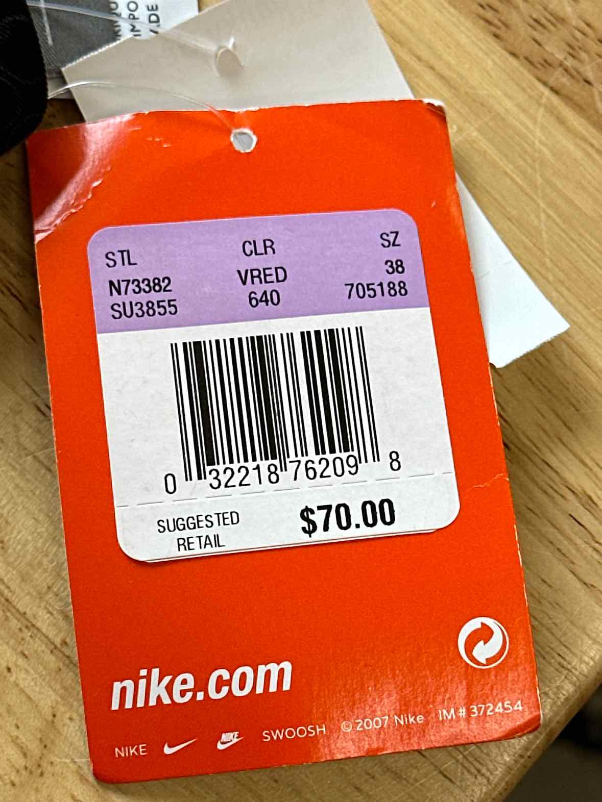 NWT Size 38 Nike Red Women's Swimsuit