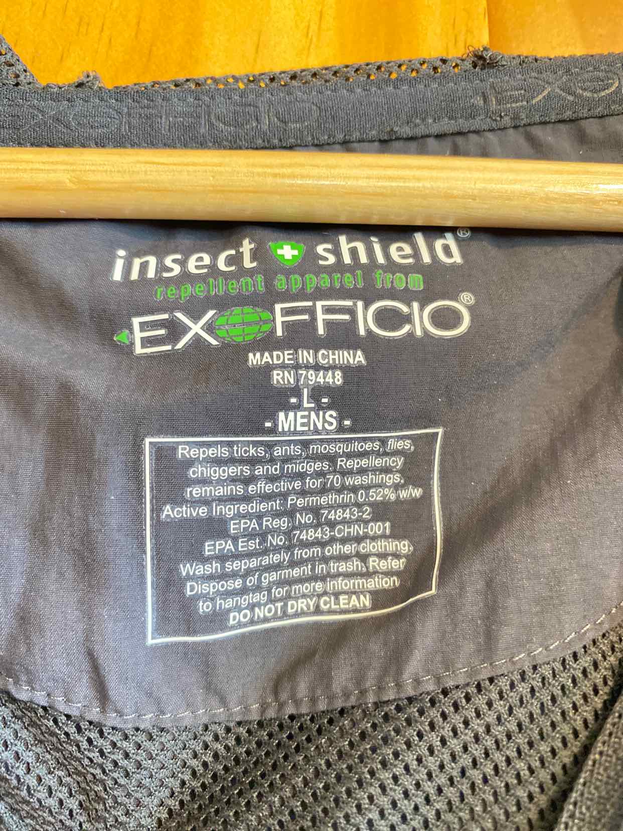 NWT Size Large Ex Officio Men'sBug Jacket
