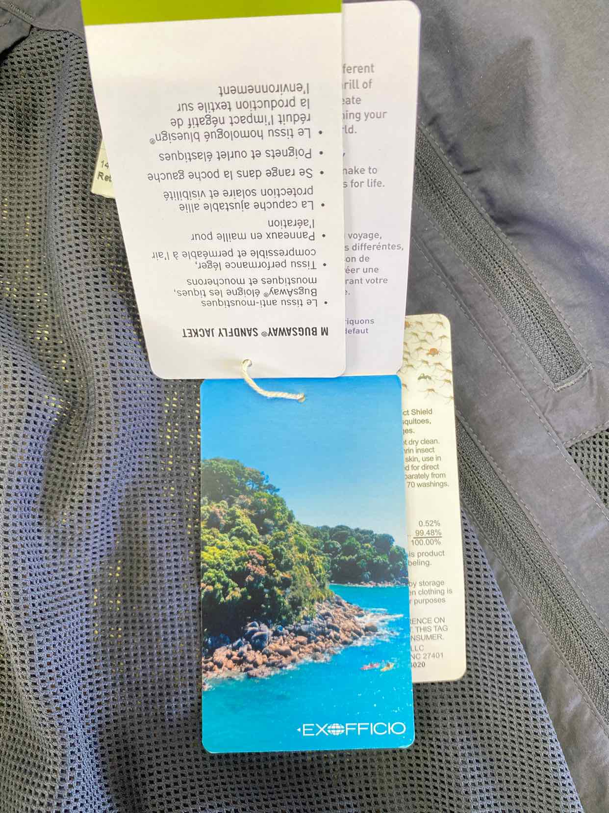 NWT Size Large Ex Officio Men'sBug Jacket