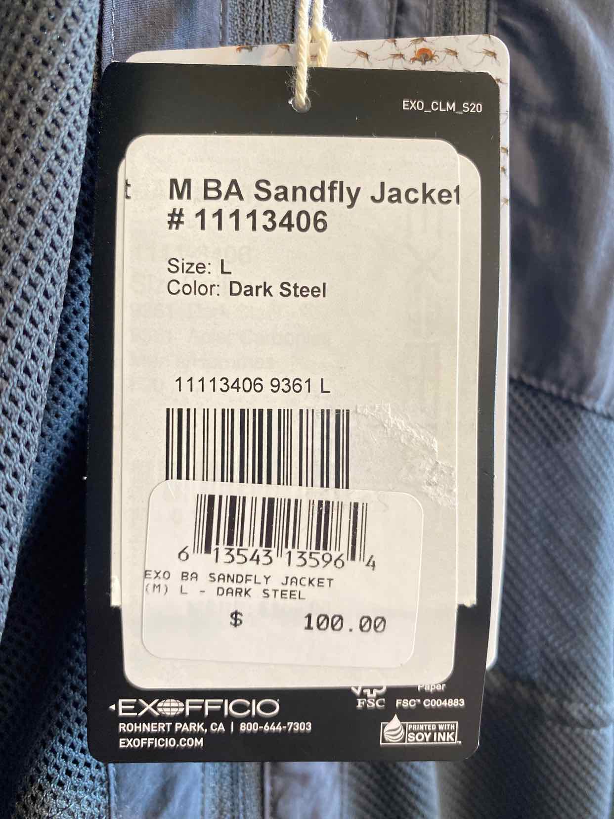 NWT Size Large Ex Officio Men'sBug Jacket